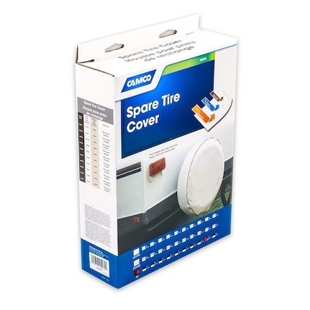 Camco COVER, SPARETIRE N / 24IN DIAMETER VINYL, BLACK 45260